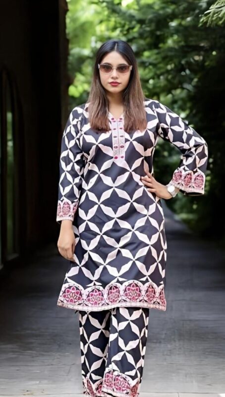 Premium micro stage tow piece set print black