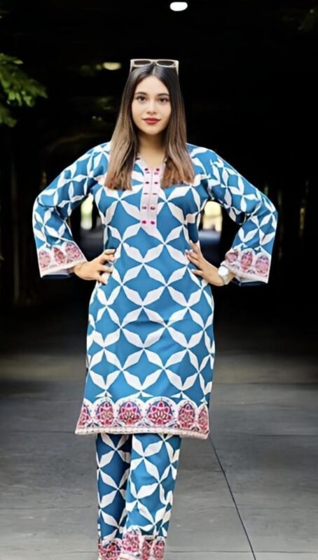 Premium micro stage tow piece set print green